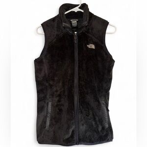 The North Face Black Plush Fleece Vest - Women's Zip Front